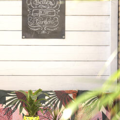 Alternative view of Tuinposter Quote Krijtbord 50x70 // Life Is Better In The Garden