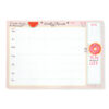 Weekplanner Kind A4 Kawaii // Familieplanner Gezinsplanner