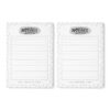 Notitieblokken A6 Zwart Wit // Set 2 Stuks