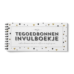 Tegoedbonnen Boekje Invulbaar // Algemeen Blanco